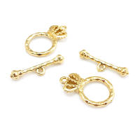 Pulsera de Tirantes Geométricos de Latón Dorado 18K Clasps para Hacer Joyería DIY - details 114
