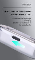 Kemei-Mini recortadora de metal para hombres, máquina profesional de corte de acabado, sin cable, con cuchilla en T - details 5