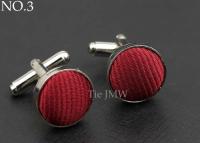 Diseño a cuadros de poliéster a rayas para hombre clásico y moderno, gemelos de marca, accesorios de joyería de alta calidad - details 2
