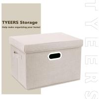 Lavable, Cajas Organizadoras, 44x30x29 cm, Juego de 5, Beige - details 3