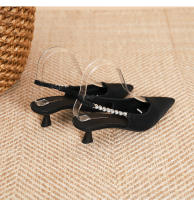 Xiaoxiangfeng-correa de cadena puntiaguda, tacón medio, zapatos individuales - details 28