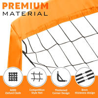 Portería de fútbol portátil para patio trasero, Red de fútbol de entrenamiento móvil plegable para interiores y exteriores - details 5