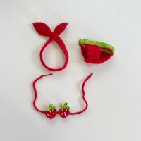 Traje de baño de flores tejidas a mano con gancho a mano para muñecas Labubu - details 9