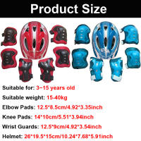 Juego De Seguridad Para Patinaje En Rodillos Con Casco Rodilleras Y Antebrazos Para Niños Y Niñas Ciclismo Scooter Bicicleta Protección Guardia - details 1