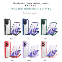 Funda de protección completa 360 para Xiaomi Redmi Note 13 Pro + Plus 5G con película protectora incorporada - details 0