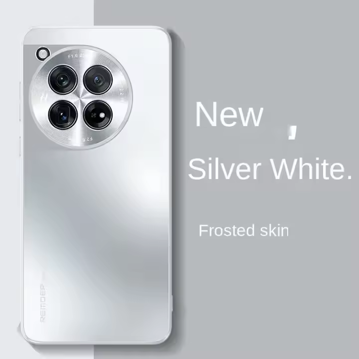 Funda trasera de acrílico mate Funda protectora de metal para cámara para OnePlus 13, 13R, 12, 12R, 11, 11R, OnePlus Ace5, Ace5 Pro, Ace3, Ace3 Pro, Ace2, Ace2 Pro, cubierta dura a prueba de golpes - 1