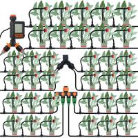 Sprycle 5-50M Greenhouse Drip Irrigation Automatic Watering System Kit Nozzle 1/4'' pvc Hose for Potted Plant Garden Supply Tool - details 5