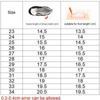 Zapatos de cuero para niños, bailarinas con hebilla de diamantes de imitación para niñas, primavera y otoño, zapatos de fiesta informales a la moda de princesa para niños - details 0