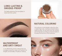 Pomada para cejas potenciadores de larga duración impermeable cejas pomada textura tinte para cejas potenciadores para mujeres cosméticos para cejas - details 1