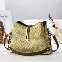 Mochila de lujo Leten con patrón Paisley Bolso de hombro retro sencillo para mujeres mayores - details 3