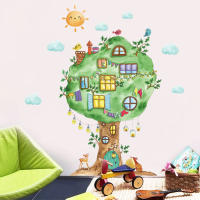 Pegatinas De Pared Para Habitación Infantil Animales De La Selva Africana Dibujos Animados Decoración Para Dormitorio Y Sala De Estar PVC - details 15