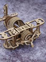 Modelo de Jet Fighter de Madera Hecho a Mano Juguete Creativo para Niños y Adultos - details 1