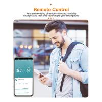 Sensor inteligente de temperatura y humedad con wifi, termómetro inteligente e higrómetro para alertas, no requiere concentrador - details 2