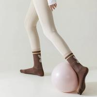 Calcetines de yoga de silicona antideslizantes para mujer, medias versátiles con estampado de gato y dibujos animados, con punta dividida, para pilates, a la moda - details 34