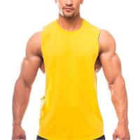 New Plain Tank Top Men Bodybuilding singlet Gym Stringer Sleeveless Shirt Blank Fitness Clothing Sportwear Muscle Vest - details 22