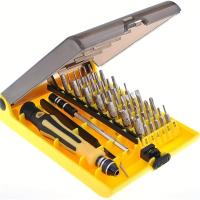 Kit de Herramientas de Reparación de Precisión Torx Magnético 45 en 1 con Pinzas y Extensión de Eje para Electrónica Teléfono Móvil PC Lapto - details 4