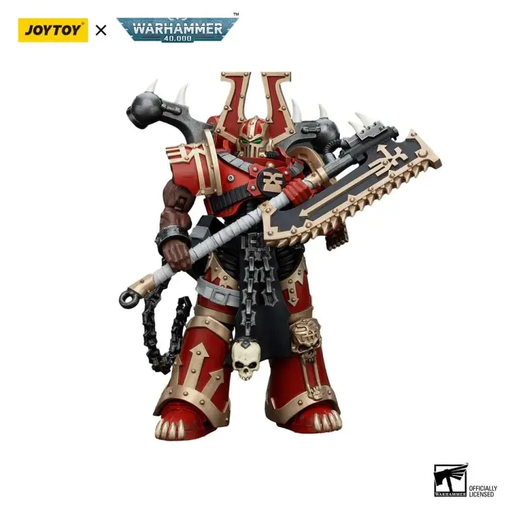 JOYTOY 40k 1/18 Figuras de acción Anime 12,6 cm Devoradores del mundo Khorne Berzerker - 1