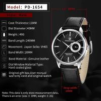 Reloj de cuarzo resistente al agua para hombre, deportivo, informal, militar, de lujo, PAGANI DESIGN, marca de moda - details 2
