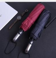 Paraguas plegable automático a prueba de viento para mujer, grande e impermeable con tono negro, 10K - details 2