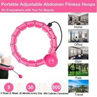 Aro deportivo inteligente de 24 secciones, masajeador fino ajustable, ejercicio, gimnasio, anillo circular, equipo Fiess, cintura, fácil pérdida de peso - details 12