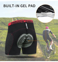 WOSAWE Pantalones Ciclísticos para Hombres Malla Transpirable Comodizada con 5D - details 5