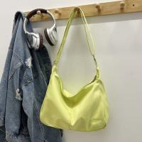 Bolso bandolera de lona informal de gran capacidad, bolso de hombro ligero de Color sólido, bolso Hobo con cremallera, trabajo - details 8