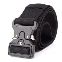 Cinturón táctico con hebilla magnética para hombre, cinturón elástico de liberación rápida, cinturón informal de nailon para pantalones de entrenamiento - details 0