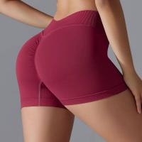 Pantalones cortos de yoga sin costuras para mujer, pantalones cortos deportivos que levantan los glúteos, transpirables, de secado rápido - details 8