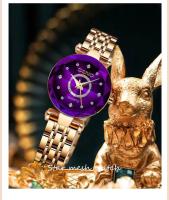 Reloj de Pulsera de Acero Inoxidable para Mujer Ocean Star Cristal de Gradiente Diamante Acolchado - details 3