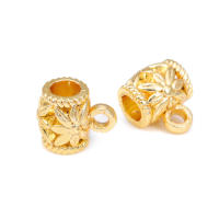 Collares de latón de Color dorado de 18K, pulseras, dijes, conectores, colgantes, cierres, cuentas, conector, suministros para fabricación de joyas, accesorios Diy- - details 23