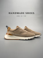 Zapatos hechos a mano de cuero genuino de moda auténtica de cuero de vaca transpirable zapatos de hombre - details 12