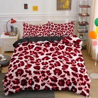 Juego de Ropa de Cama con Estampado de Leopardo Funda de Edredón de Piel de Animal para Niños Adolescentes Adultos Funda de Almohada de Poliéster con Estampado de Leopardo - details 3