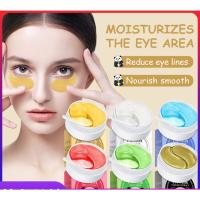 Máscara para los ojos De Colágeno, mascarilla transpirable, hialurónico contra las ojeras, elimina arrugas, Antiarrugas, 60Piezas - details 0