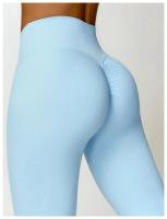 Pantalones de Yoga de cintura alta para mujer, mallas deportivas sin costuras para gimnasio, entrenamiento, barriga, correr - details 19