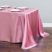 Mantel de Mesa de Satén Overlay de Tela Rectangular para Bodas, Baby Showers, Fiestas de Navidad - details 21