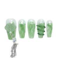 Esmalte de gel UV hecho a mano para decoración de uñas, color jade, ajustable para amantes de la belleza - details 0