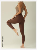 Pantalones de Yoga y Ajuste para Mujeres MOVING PEACH Leggings de Compresión Tights Cintura Alta Zumba Antibacteriano Suave y Sin Pata de Camello Material Exterior 80% Nylon + 20% Spandex - details 10
