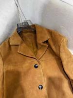 Chaqueta de Camurça Suétera Marrón Vintage Abrigo Casual para Mujer de Moda Callejera 2023 - details 7