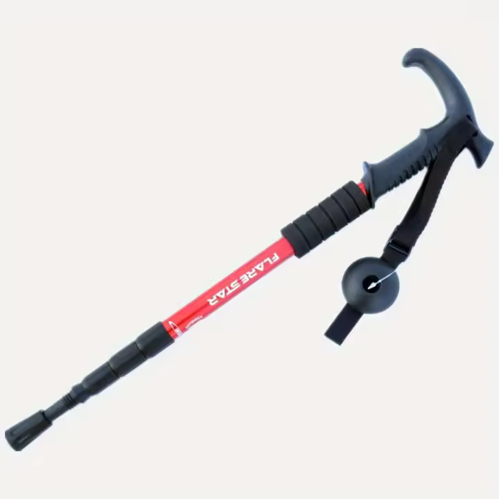 Bastones De Trekking Ultraligeros Ajustables Portátiles, Antichoque Plegable, Adecuados Para Hombres Y Mujeres - 1
