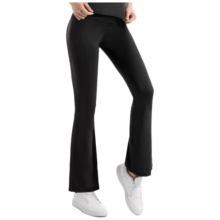 Pantalones de yoga anchos UDE secos de cintura alta, estilo Flare, transpirables, adecuados para reuniones y entrenamientos - 1