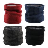 Bufanda de cuello de doble capa para hombres y mujeres, bufanda forrada suave, bufanda gruesa de punto, calentador, bufandas de bucle circular, envoltura de Chal, Invierno - details 2