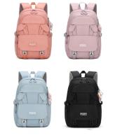 Mochilas escolares de conejo para adolescentes, morrales de gran capacidad, color negro, multifuncionales, para estudiantes univ - details 4
