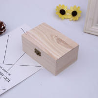 Caja de Madera de Alta Calidad S/M/L con Tapa Artesanal y Encaje Cuadrado para Decoración del Hogar y Almacenamiento de Suministros - details 40