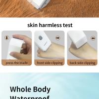 Cortadora de pelo inalámbrica para mascotas, máquina de corte de pelo profesional de bajo ruido, recargable, para gatos y cachorros - details 11