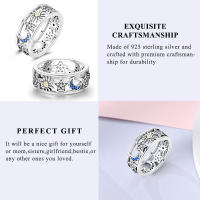 Nuevos anillos de Plata de Ley 925, anillos originales apilables simples y brillantes para mujer, regalo de joyería de amor de compromiso de aniversario - details 2