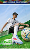 Zapatos de fútbol todoterreno, AG, TF, adaptación a campos de césped artificial, universales para entrenamiento y competiciones, característica antideslizante y transpirable - details 2