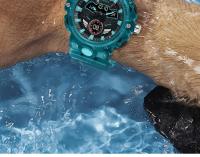 Reloj Deportivo para Hombres SMAEL con Movimiento de Cuarzo y Digital Resistente al Agua Correa de Silicona Luz LED Multifunción Chrono Fecha - details 9