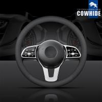 Cubierta de Volante de Cuero Falsito Premium Napa Antideslizante, Transpirable, Ajuste Universal para Todos los Modelos de Coches Hecho en China - details 3