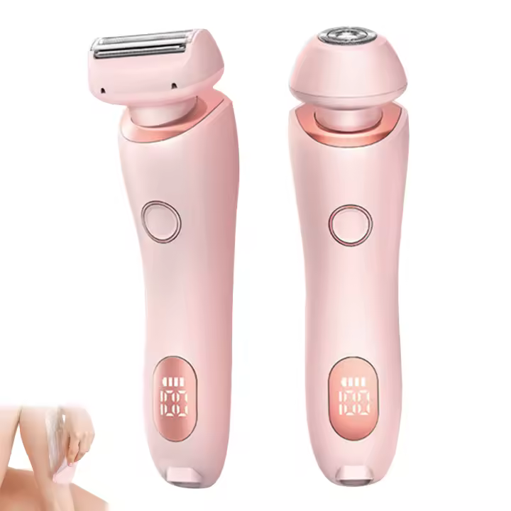 Afeitadora eléctrica húmeda y seca para mujer, eliminador de vello de piel para axila, depilación de piernas - 1