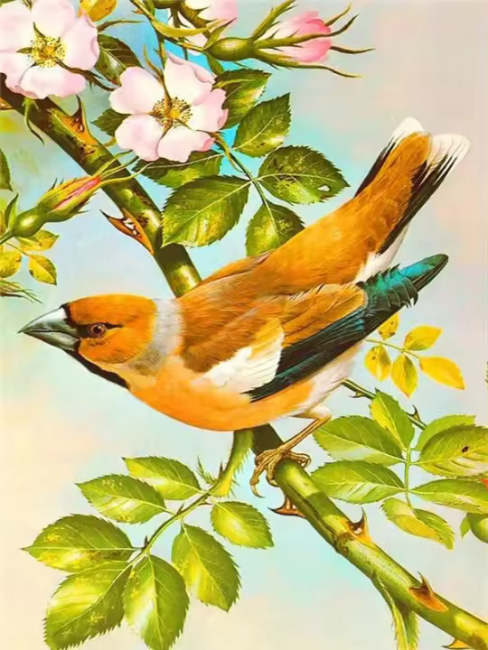 RUOPOTY-pintura acrílica por números para adultos, cuadro de dibujo de animales, Kits de manualidades - 1